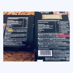 Tablas de valores nutricionales del chocolate